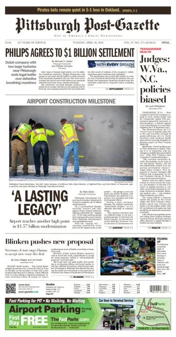 pghopd.up.edu.pgh|pgh post gazette today's edition.